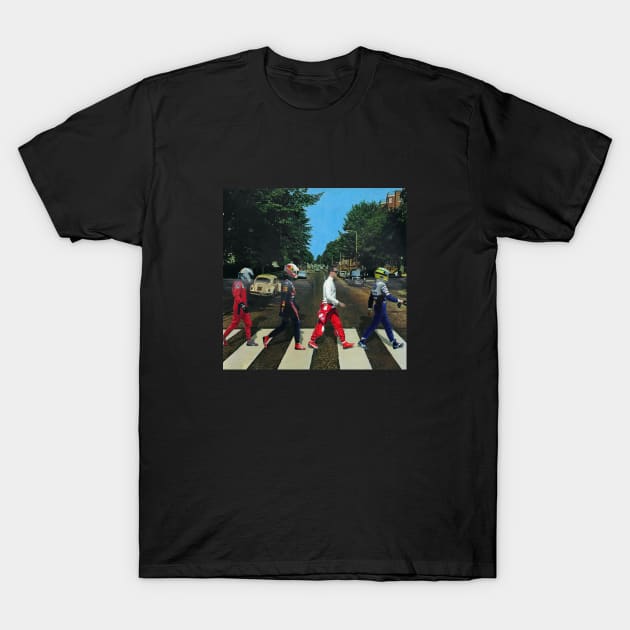 Abbey Road F1 Champions T-Shirt by Diego Medellín